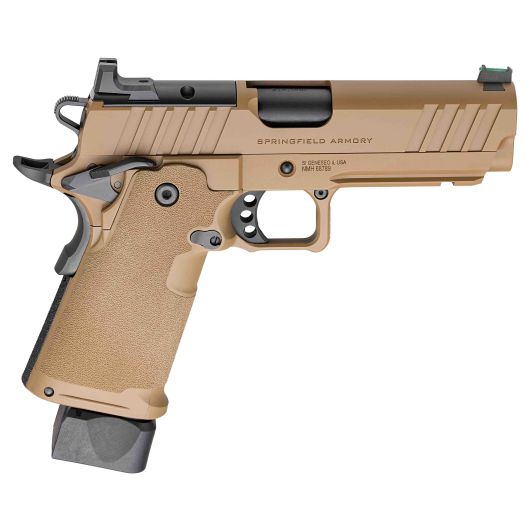 PH9117AOSCB Springfield Armory USA 1911 9mm Luger 4.2" Coyote Brown Cerakote