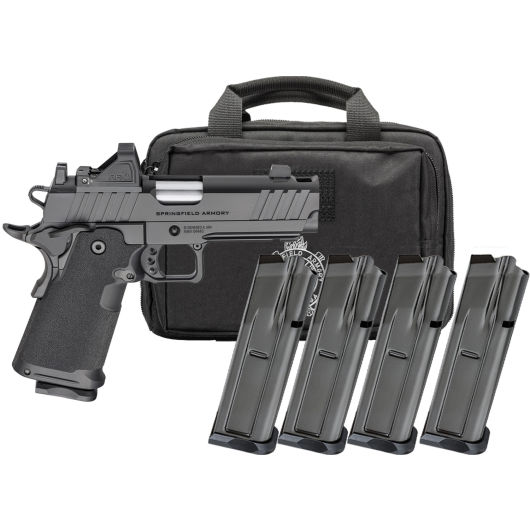 PH9117AOSLCCOPA Springfield Armory USA 1911 9mm Luger 4.2" Black Cerakote