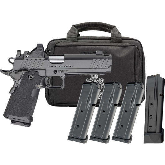 PH9119AOSCOMPPA Springfield Armory USA 1911 9mm Luger 5.0" Black Cerakote