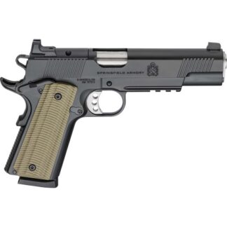PO9229AOS Springfield Armory USA 1911 Operator 9mm Luger 5.2" Black Cerakote