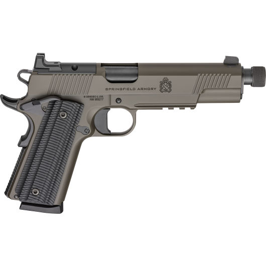 POT9230GAOS Springfield Armory USA 1911 Operator 45 Auto 5.8" OD Green Cerakote