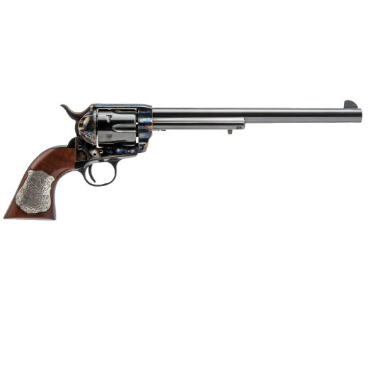 PP558 Cimarron Firearms Hollywood|Wyatt Earp Buntline 45 Colt 10.0" 6rd Color Case Hardened