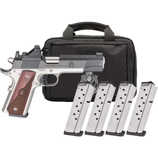 PX9119LAOS-PAC Springfield Armory USA 1911 9mm Luger 5.0" Forged Stainless Steel