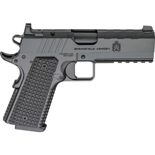 PX9227LAOS Springfield Armory USA 1911 9mm Luger 4.2" Black Cerakote
