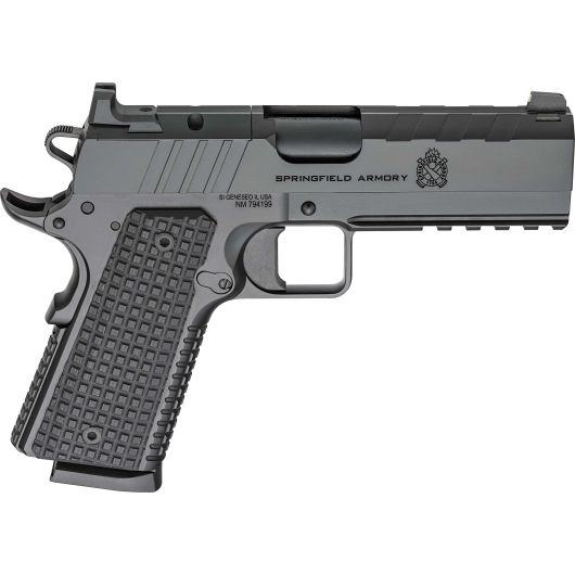 PX9228LAOS Springfield Armory USA 1911 45 Auto 4.2" Black Cerakote