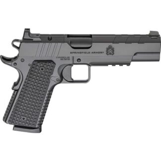 PX9230LAOS Springfield Armory USA 1911 45 Auto 5.0" Black Cerakote