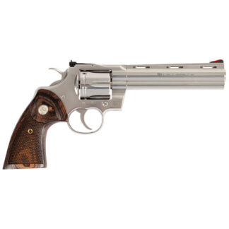 PYTHON-SP6WTS Colt Python 357 Mag 6.0" 6rd Semi-Bright Stainless Steel