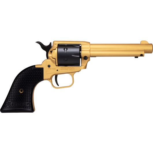 RR22S4 Heritage Mfg. Rough Rider 22 LR 4.8" 6rd Gold W/ Black Accents