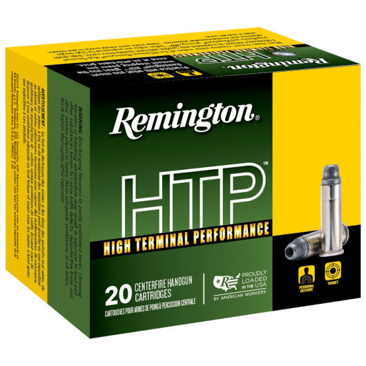 RTP38S21A Remington REM 38SP+P 125GR HTP SJHP 20RD 38 Spl
