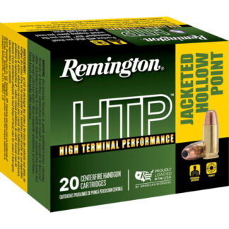 RTP9MM6A Remington REM 9MM+P 115GR HTP JHP 20RD 9mm Luger