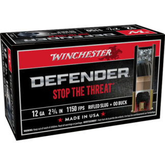 S12PDX1 Winchester WIN 12G SLBUCMBO 2.75 DFNDR 10 12 Gauge
