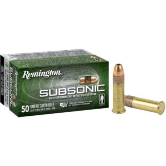 S22HPA Remington REM 22LR 40GR SUBSONIC HP 50RD 22 LR
