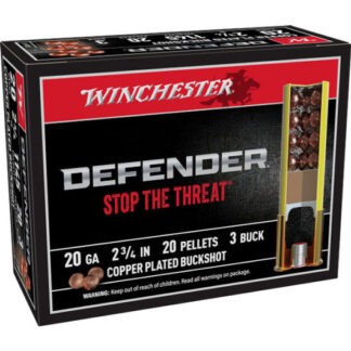 SB203PD Winchester WIN 20G BU 2.75-3-20P DFNDR 10 20 Gauge