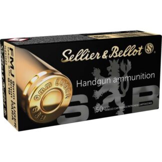 SB9B Sellier & Bellot S&B 9MM 124GR FMJ 50RD Luger
