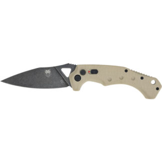 TANAFRYK CobraTec Knives CBT RYKER TAN AUTO