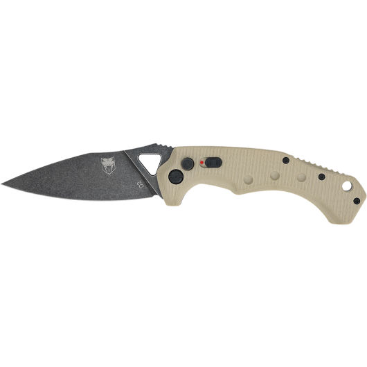 TANAFRYK CobraTec Knives CBT RYKER TAN AUTO