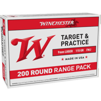 USA9W Winchester WIN 9MM 115GR USA FMJ 200RD Luger