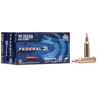 V22250VM2 Federal Ammunition FDR 22-250 55GR V&P V-MAX 20RD Rem