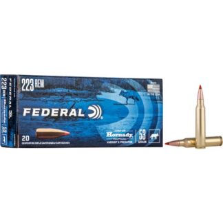 V223VM53 Federal Ammunition FDR 223 53GR V&P V-MAX 20RD Rem