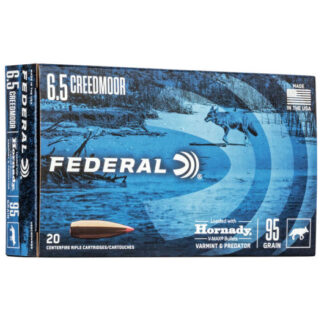 V65CRDVM95 Federal Ammunition FDR 6.5CR 95GR V&P V-MAX 20RD 6.5 Creedmoor