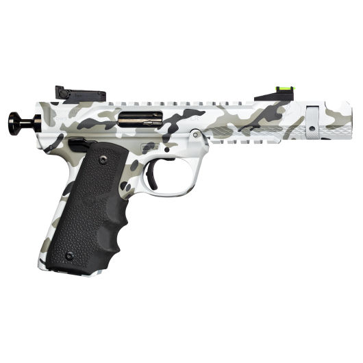 VF4M-0049 Volquartsen Firearms Black Mamba 22 LR 4.5" Arctic Camo Cerakote