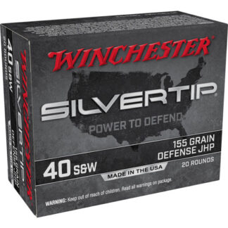 W40SWST Winchester WIN 40SW 155GR SLVRTP HP 20RD 40 S&W