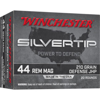 W44MST Winchester WIN 44M 210GR SLVRTP HP 20RD 44 Rem Mag