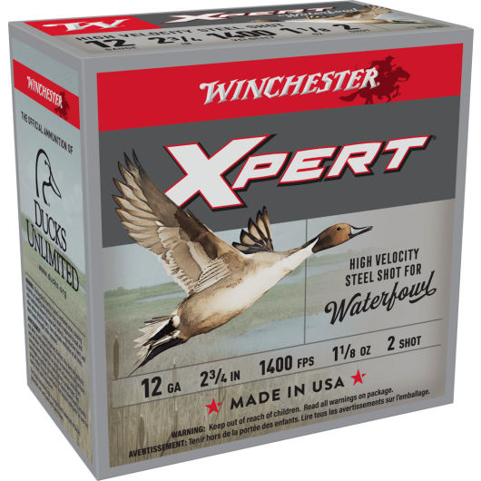 WEX12H2 Winchester WIN 12G STLWF 2.75-1.125-2 25R 12 Gauge