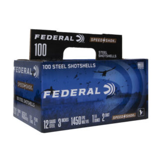 WF142100-2 Federal Ammunition FDR 12G SPDSHK 3-1.25-2 100RD 12 Gauge