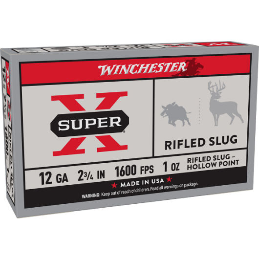 X12RS15 Winchester WIN 12G SLRFL 2.75-1 FOST 5RD 12 Gauge