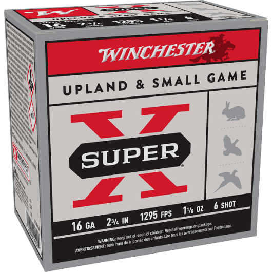 X16H6 Winchester WIN 16G HB 2.75-1.125-6 25RD 16 Gauge