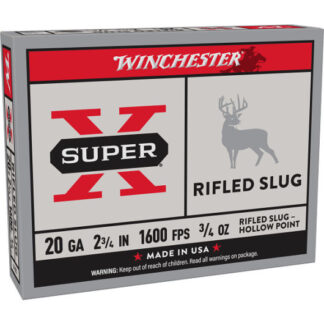 X20RSM5 Winchester WIN 20G SLRFL 2.75-.75 FOST 5R 20 Gauge