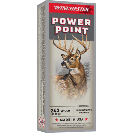 X243WSS Winchester WIN 243WSSM 100GR PPT 20RD 243 WSSM