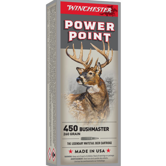 X4501 Winchester WIN 450BSH 260GR PPT 20RD 450 Bushmaster