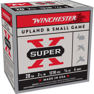 XU206 Winchester WIN 20G GAME 2.75-.875-6 25RD 20 Gauge